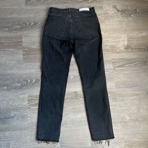 RE/DONE High-Rise Ankle Cropped Jeans - Picture 3 of 14